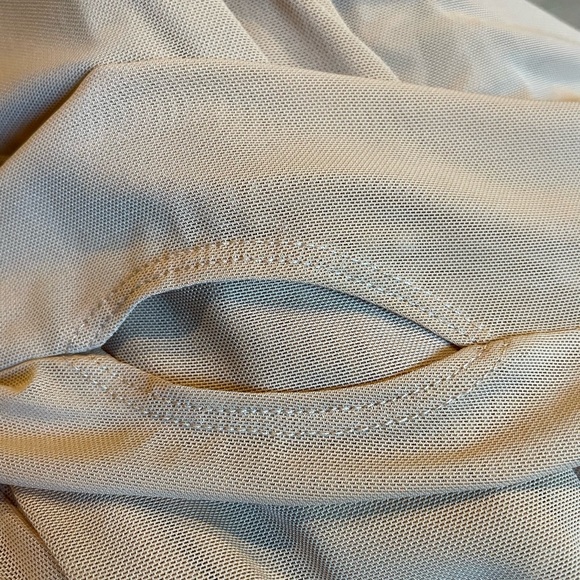 AFRM Shailene Midi Dress Size L Nude - Picture 3 of 6